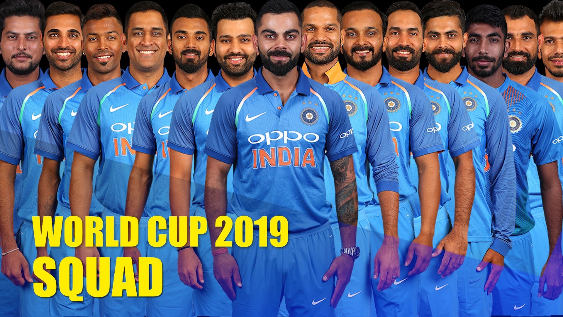 India World Cup 2019 Squad