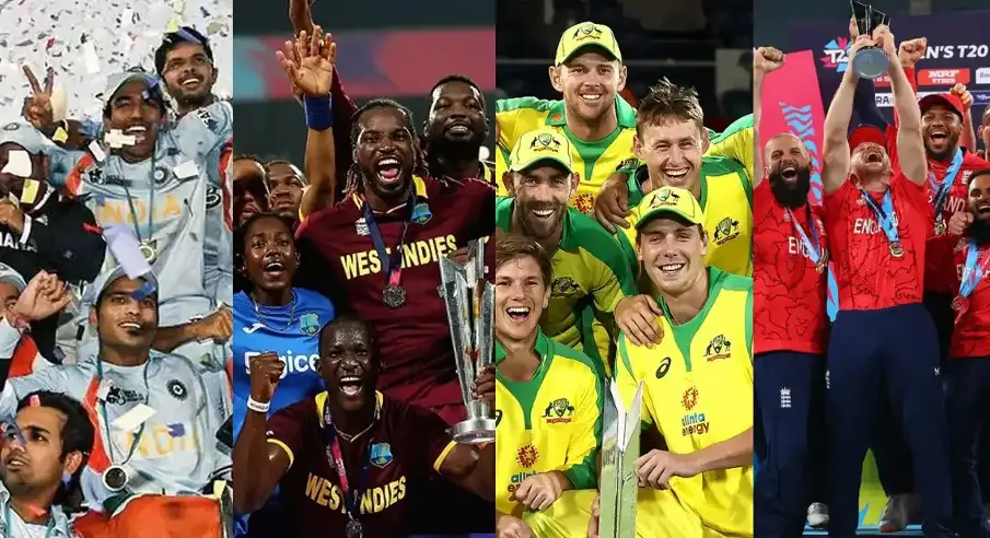 T20 World Cup Winning Countries